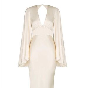 Shona Joy LA LUNE BACKLESS MAXI DRESS - CREAM